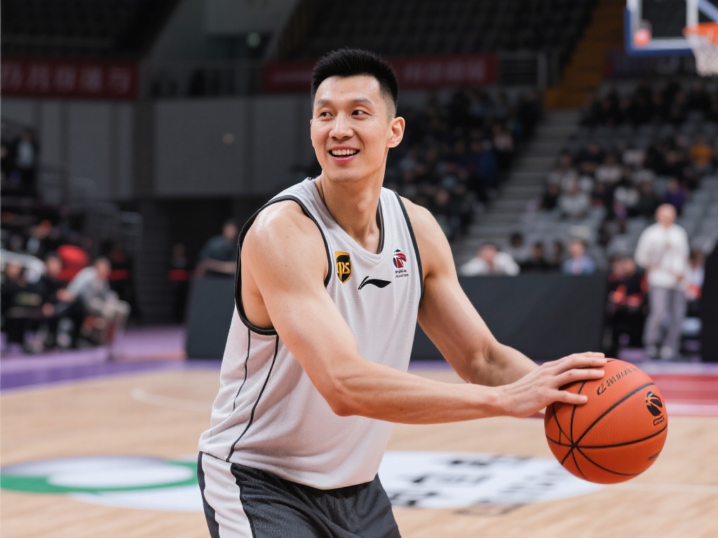 朱芳雨晒日常:篮球陪伴,快乐永不缺席 篮球的魅力不仅来自比赛,还来自于其创造力